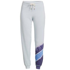 Time and Tru French Terry Cotton Joggers Size Sm 4/6  Blue Tie Dye Pattern NWT